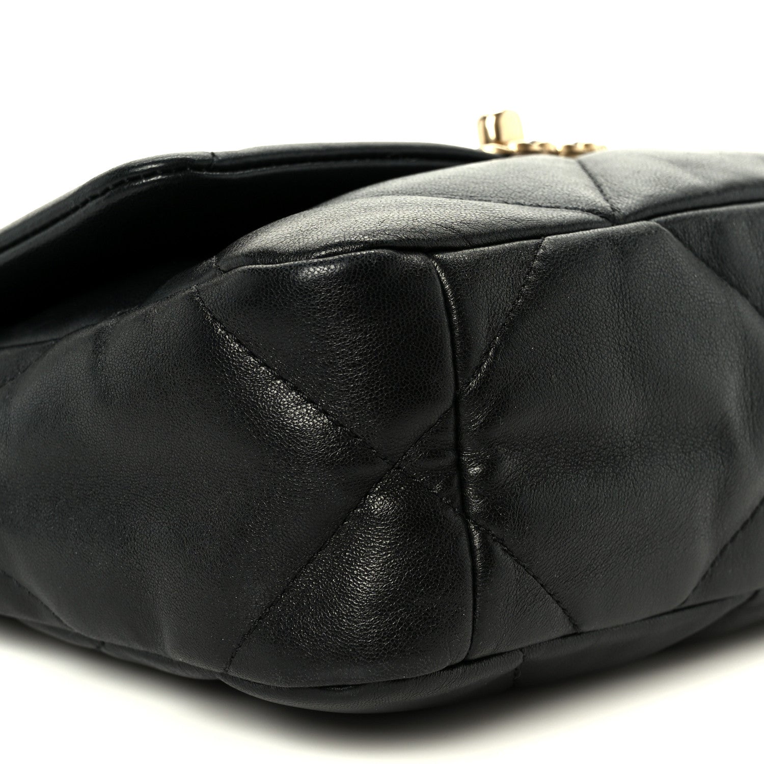 Chanel Lambskin Quilted Medium Chanel 19 Flap Black 9 of 11