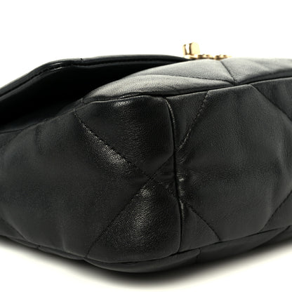Chanel Lambskin Quilted Medium Chanel 19 Flap Black 9 of 11