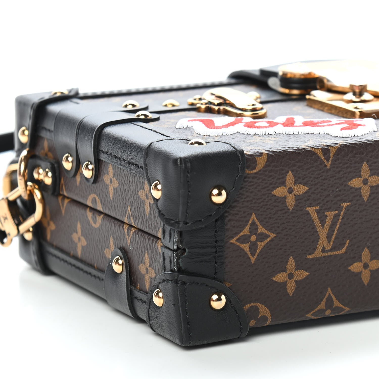 Louis Vuitton Monogram Patches Petite Malle Black 7 of 8