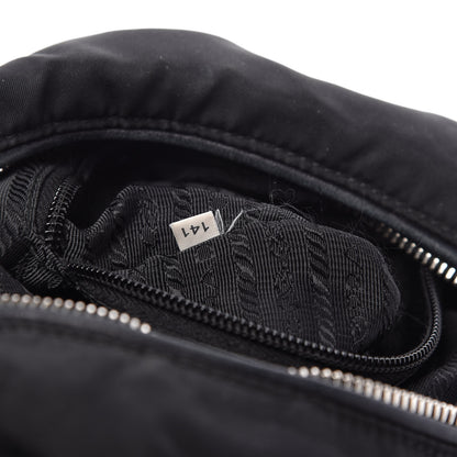 Prada Tessuto Nylon Vitello Shoulder Bag Black 9 of 15