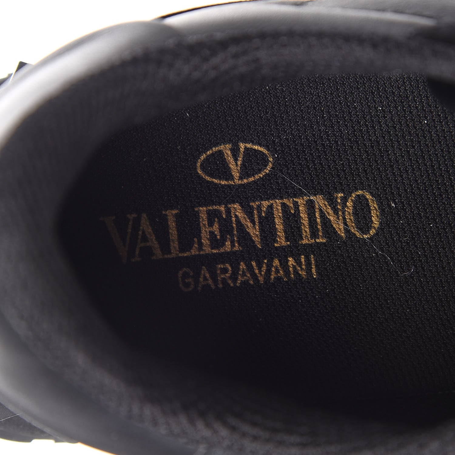 Valentino Garavani Nappa Suede Camouflage Womens Rockrunner Sneakers 35.5 Black 6 of 9