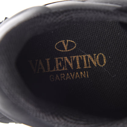 Valentino Garavani Nappa Suede Camouflage Womens Rockrunner Sneakers 35.5 Black 6 of 9