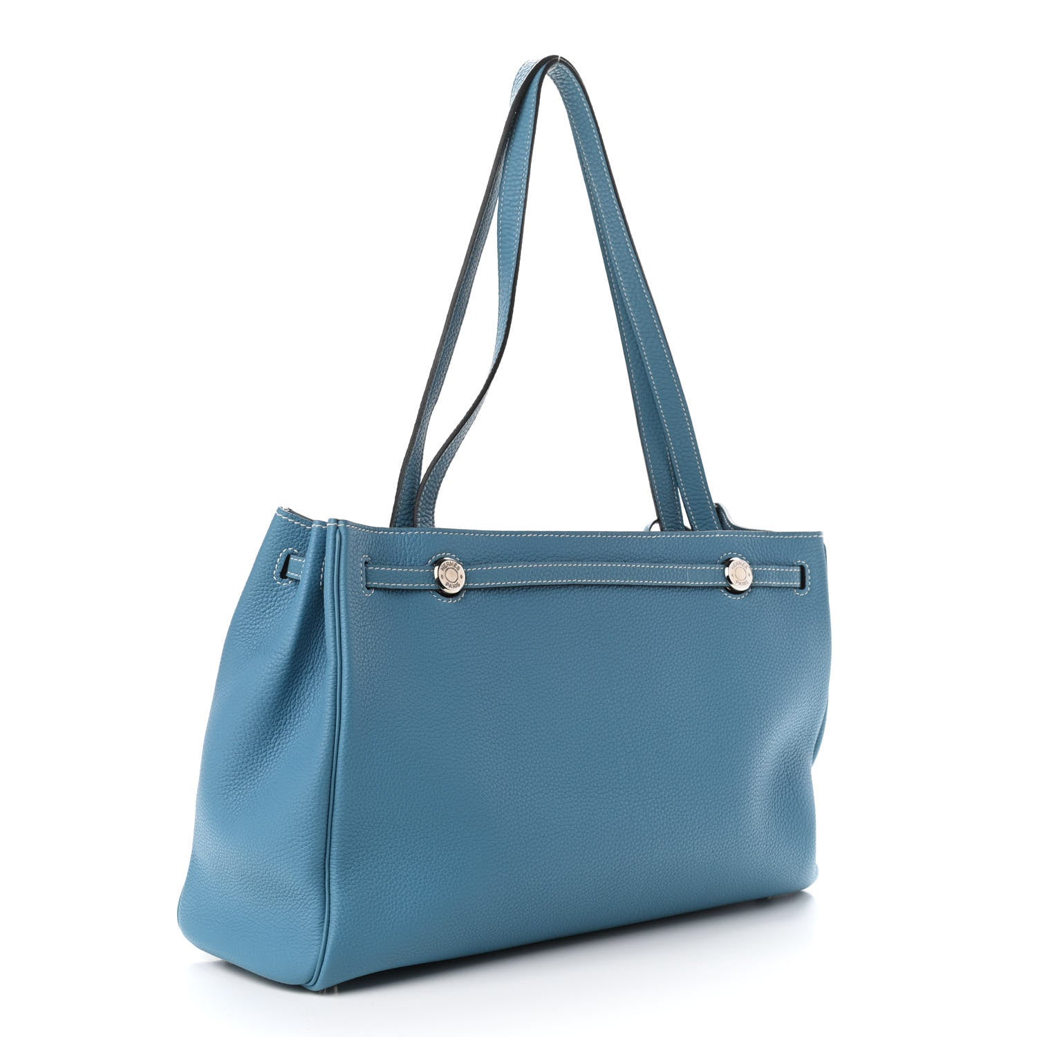 Hermes Togo Cabana Tote Blue Jean 3 of 12