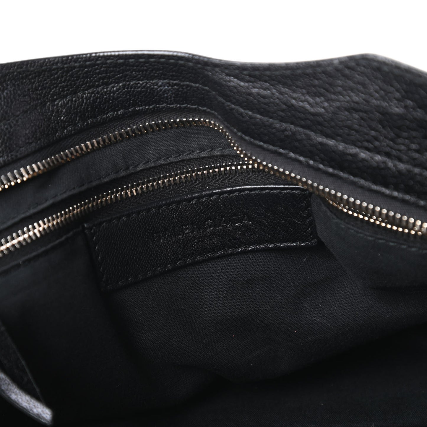 Chevre Gold Metallic Edge Hardware City Black