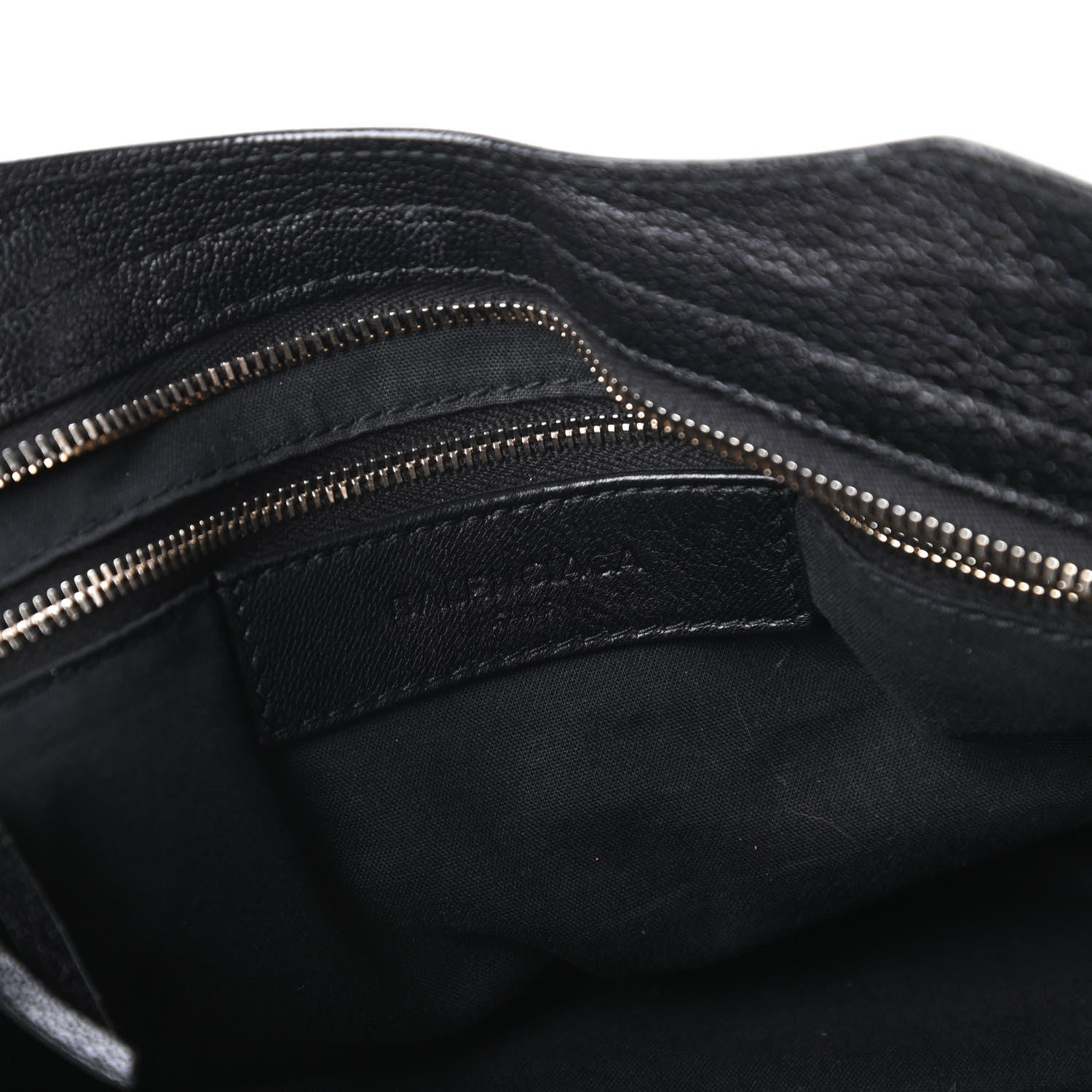 Balenciaga Chevre Gold Metallic Edge Hardware City Black 8 of 10