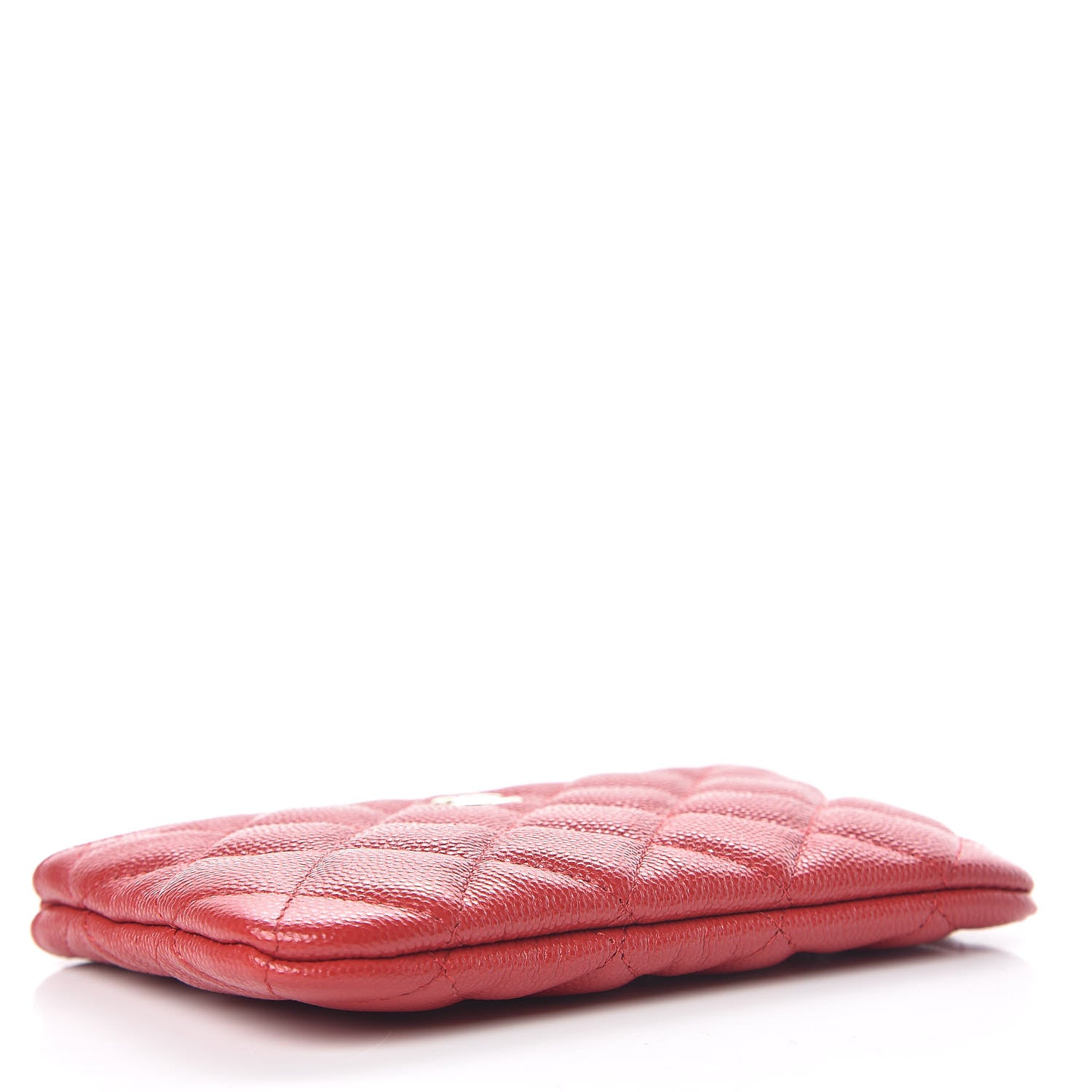 Chanel Caviar Quilted Small Cosmetic Case Red 4 of 8