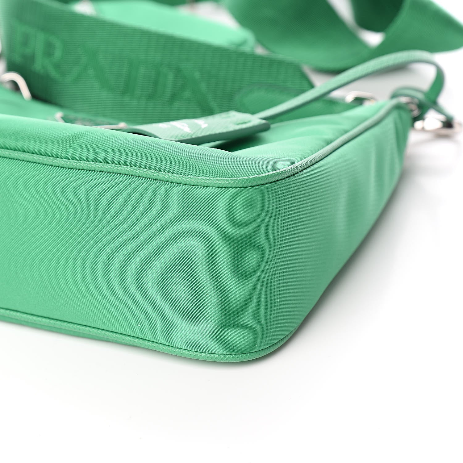 Prada Nylon Re-Edition 2005 Shoulder Bag Menta 8 of 9