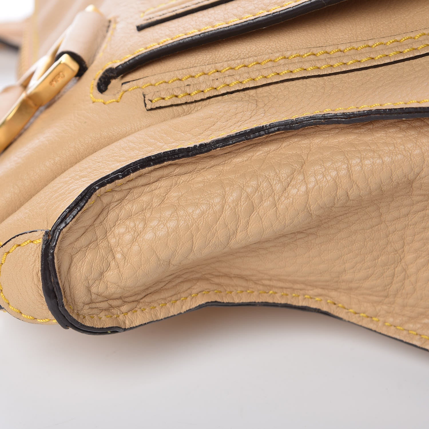 Chloe Calfskin Medium Marcie Satchel Sand Shell 12 of 12