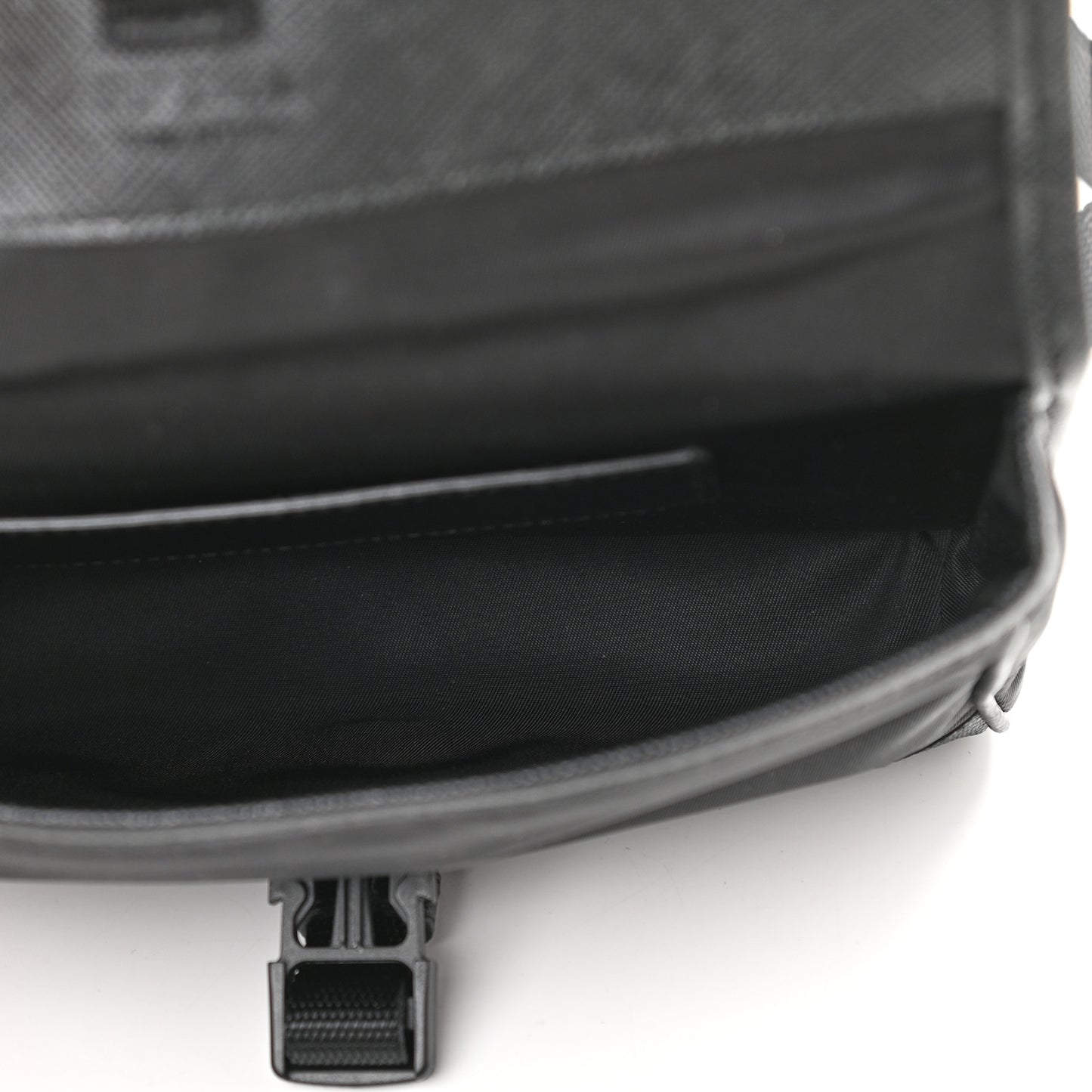 Re-Nylon Saffiano Smartphone Case Crossbody Black