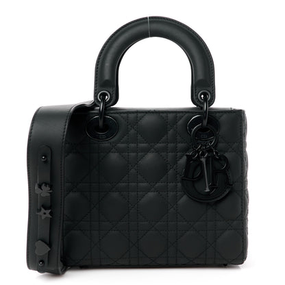 Christian Dior Ultra Matte Calfskin Cannage Small My ABCDior Lady Dior Black 1 of 11