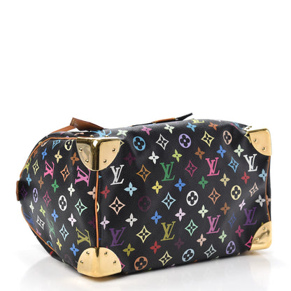 Louis Vuitton Monogram Multicolor Speedy 30 Black 4 of 9