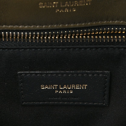 Saint Laurent Lambskin Matelasse Monogram Medium Niki Chain Satchel Seaweed 6 of 9