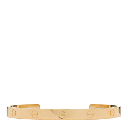 Cartier 18K Yellow Gold LOVE Cuff Bracelet 20 1 of 4