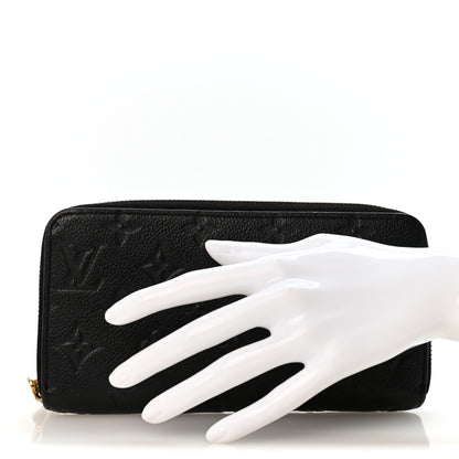 Louis Vuitton Empreinte Zippy Wallet Black 2 of 10