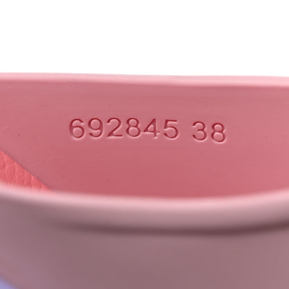 Gucci Soft Rubber Womens Interlocking G Platform 42mm Slide Sandals 38 Sugar Pink 8 of 10