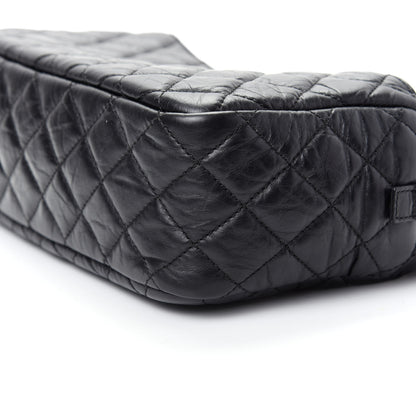 Chanel Aged Calfskin Quilted Medium Reissue Camera Case Black 7 of 10