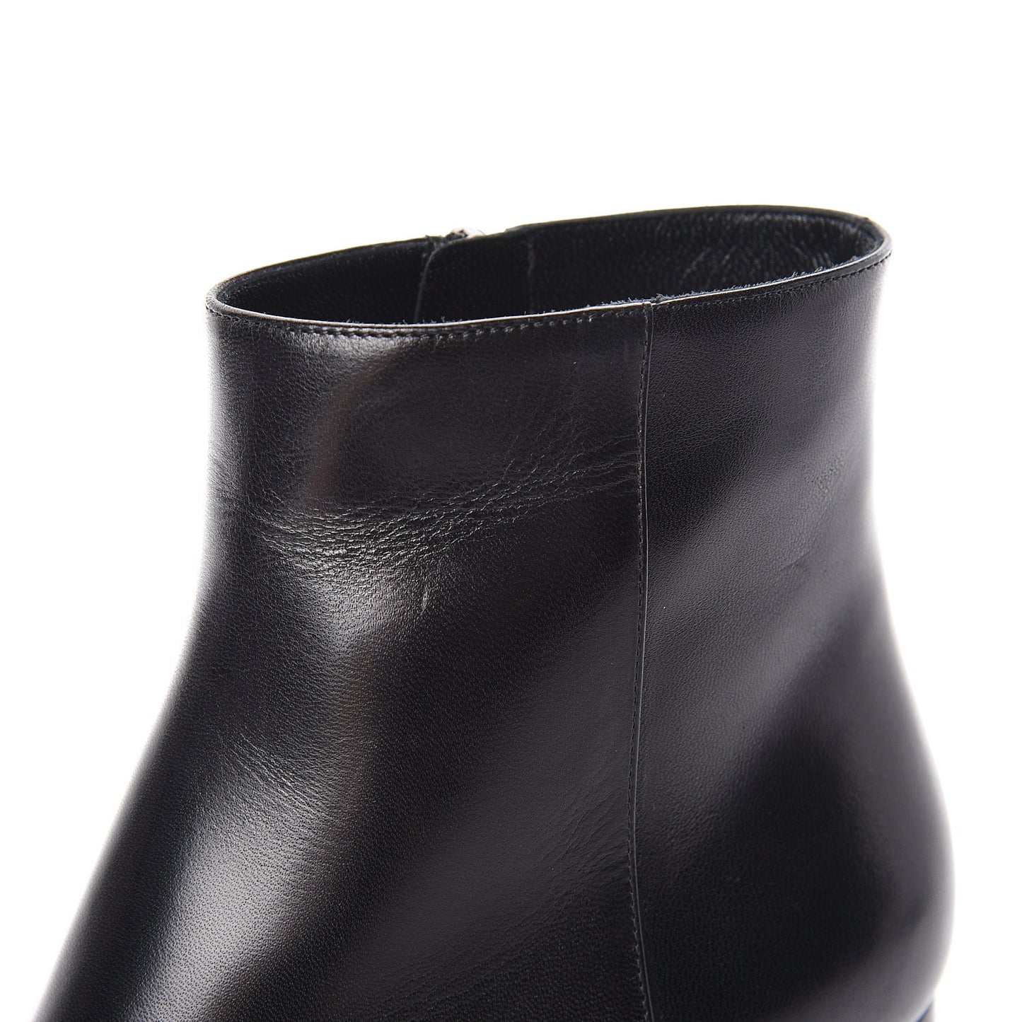 Nappa Loulou Ankle Zip Boot 39.5 Black
