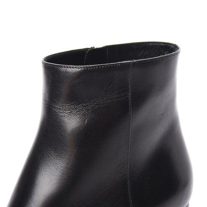 Saint Laurent Nappa Loulou Ankle Zip Boot 39.5 Black 8 of 10