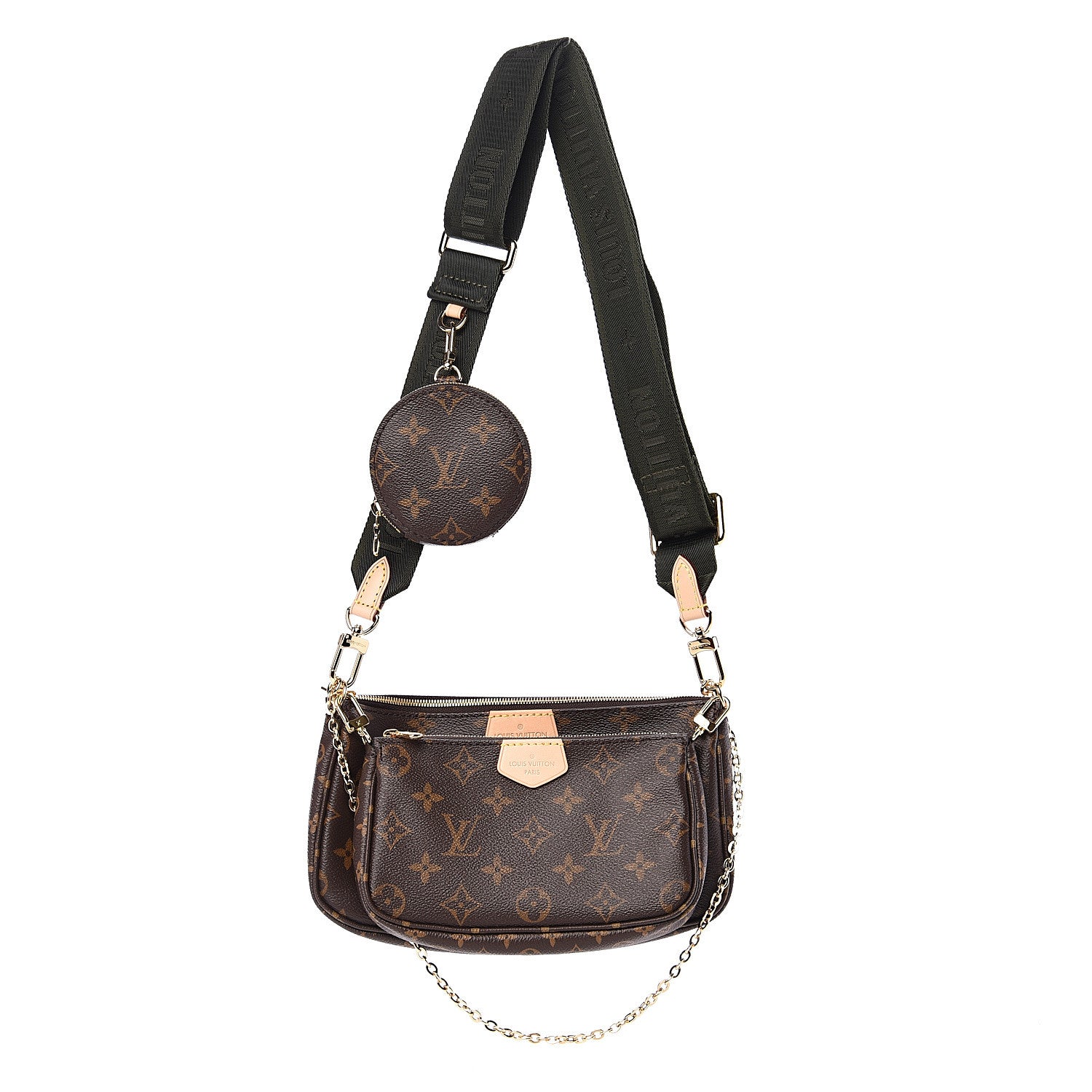 Louis Vuitton Monogram Multi Pochette Accessories Kaki 1 of 11