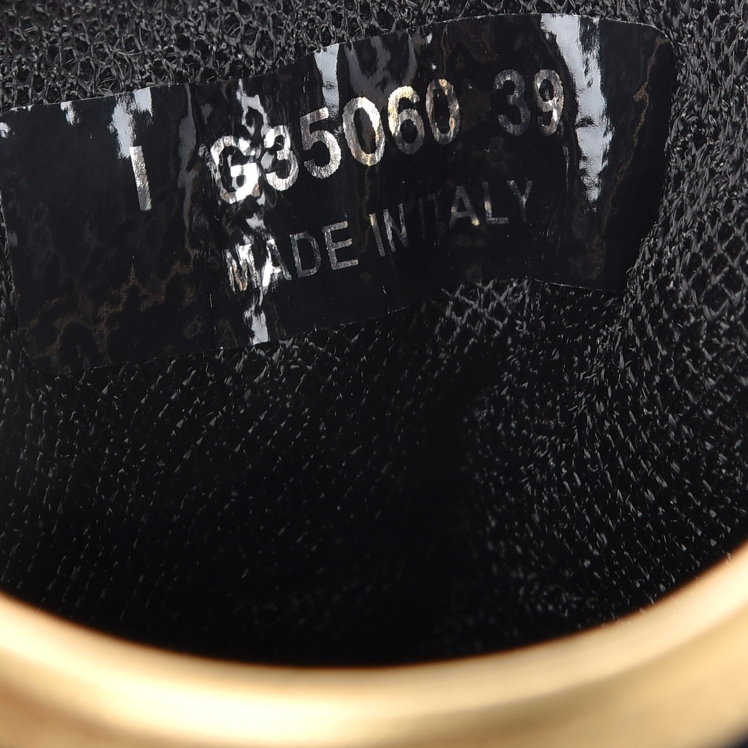 Chanel Velour Tweed CC High Top Sneakers 39 Black Gold 10 of 10