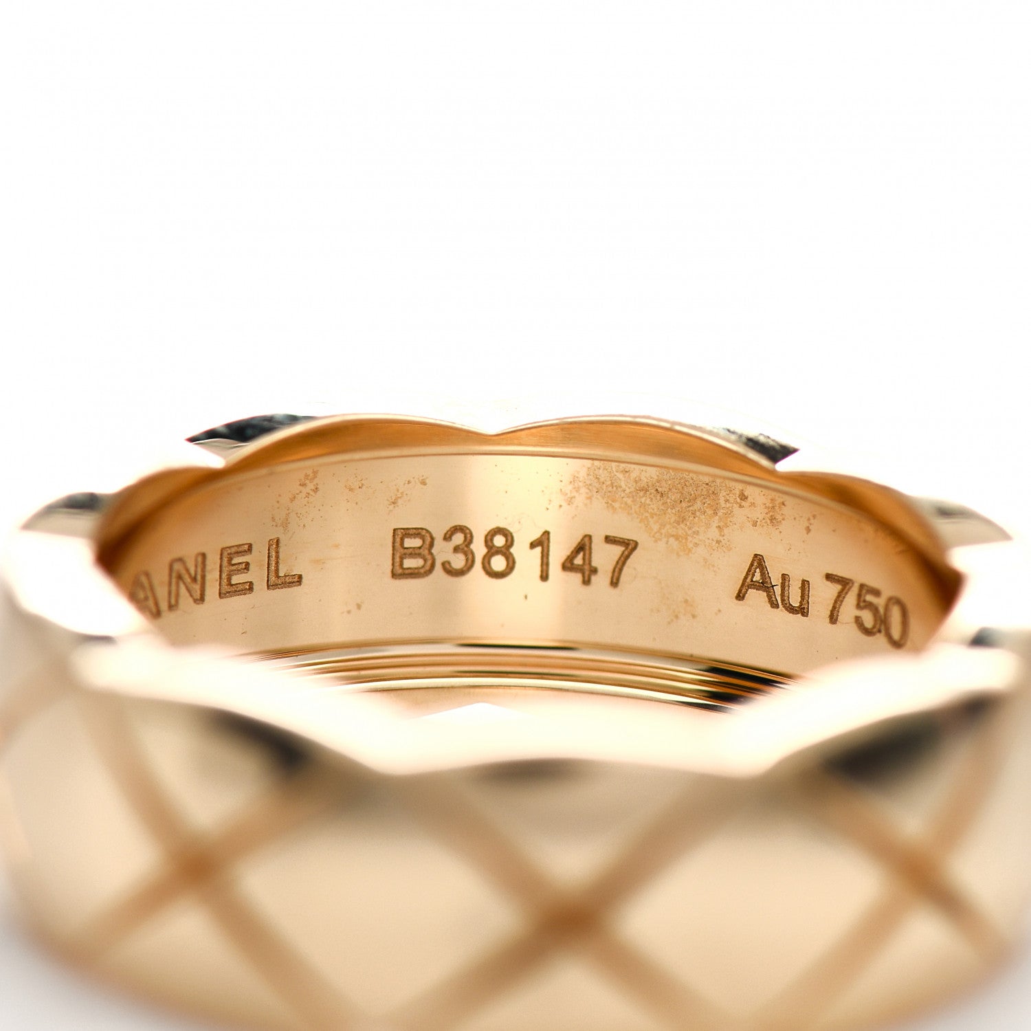 Chanel 18K Yellow Gold Small Coco Crush Ring 51 5.75 4 of 5