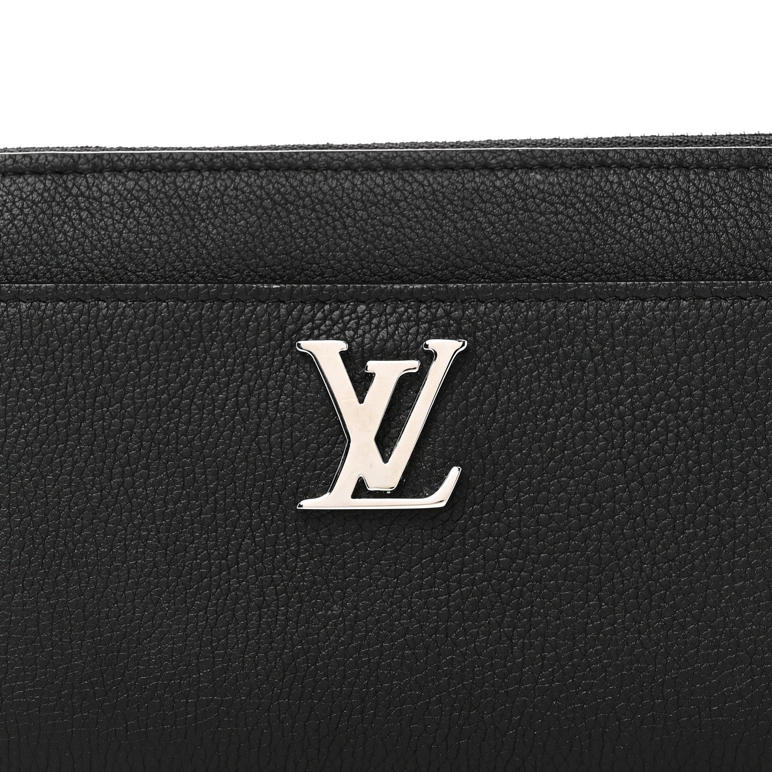Louis Vuitton Calfskin Zippy Lockme Wallet Black 1868570