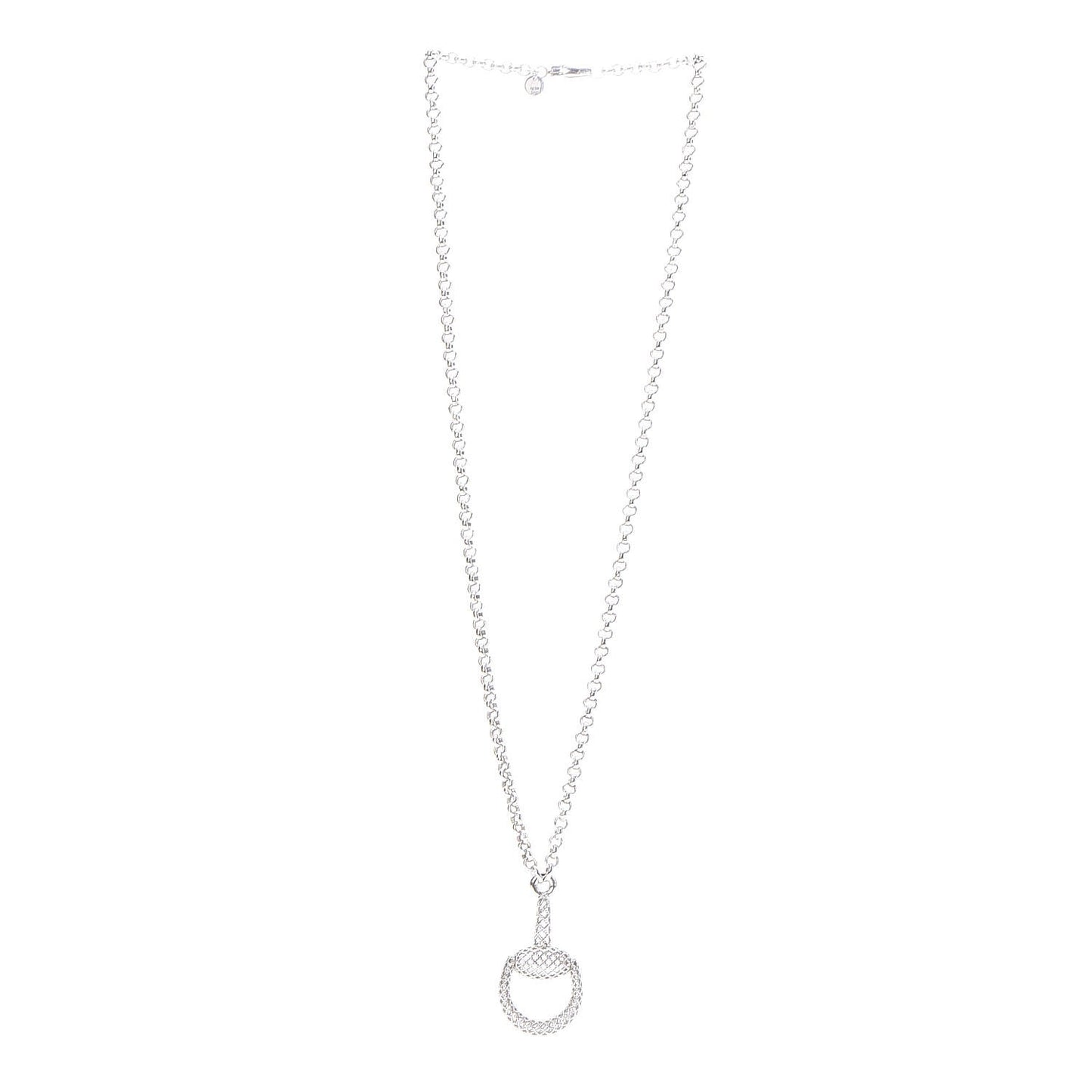 Sterling Silver Horsebit Diamantissima Necklace