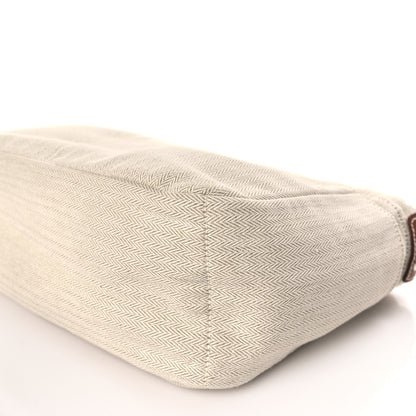 Hermes Canvas Barenia Fourbi 25 MM Pouch Naturel Fauve 9 of 9