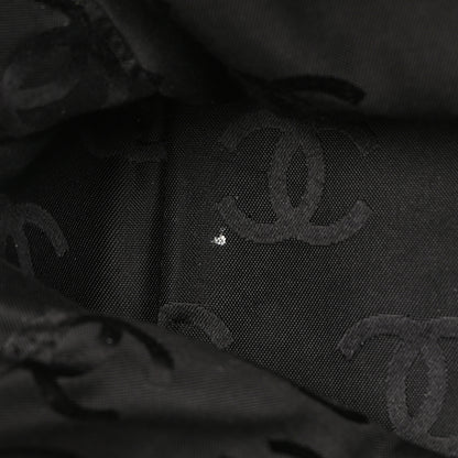Chanel Jersey Quilted Chocolate Bar Shoulder Bag Black 10 of 19