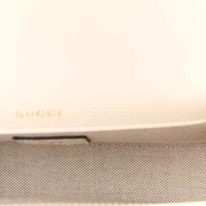 Gucci Azalea Calfskin Mini Crystal Horsebit 1955 Shoulder Bag Mystic White 5 of 10