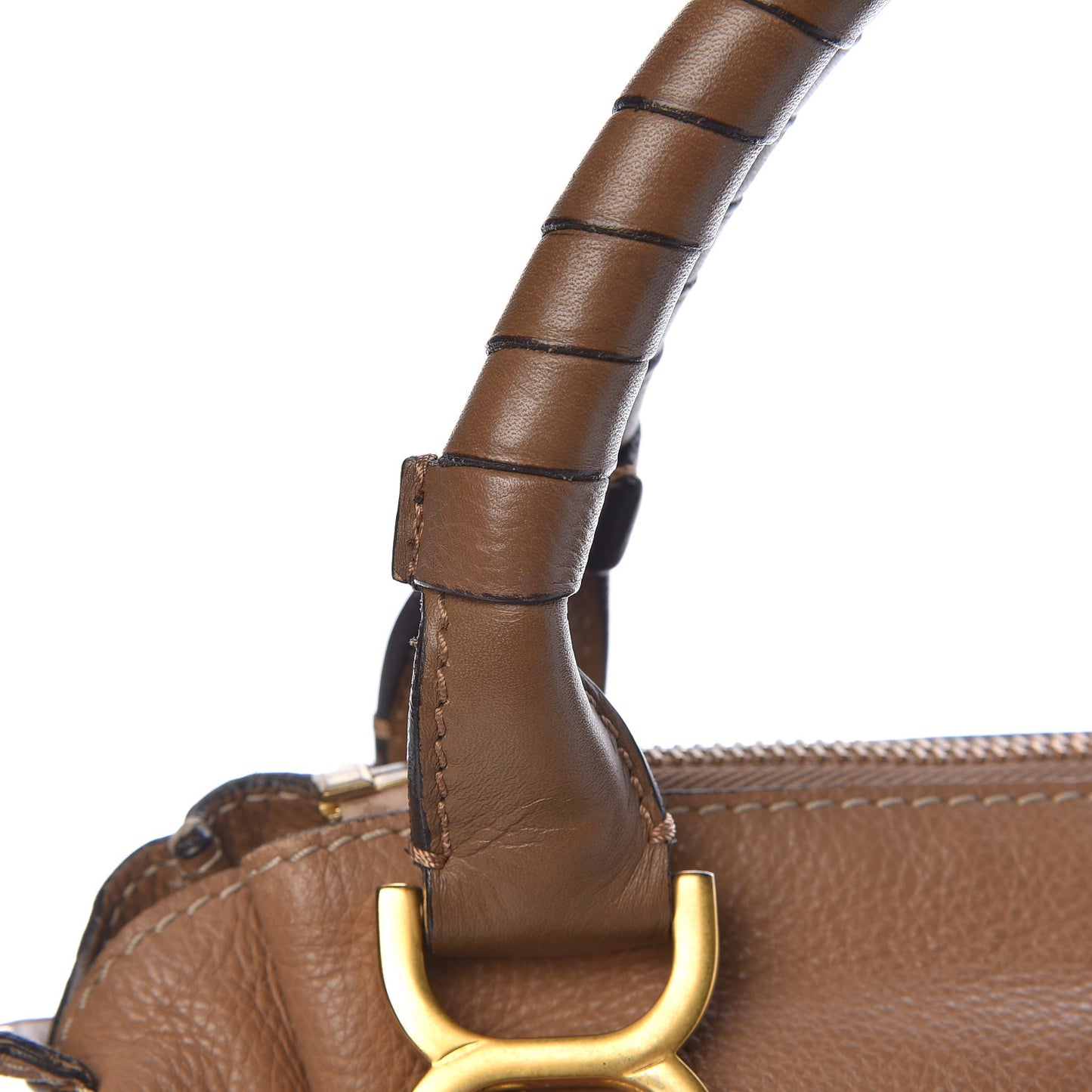 Calfskin Medium Marcie Satchel Nut