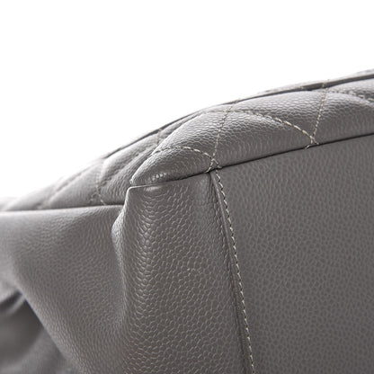 Chanel Caviar Quilted Grand Shopping Tote GST Grey 11 of 12