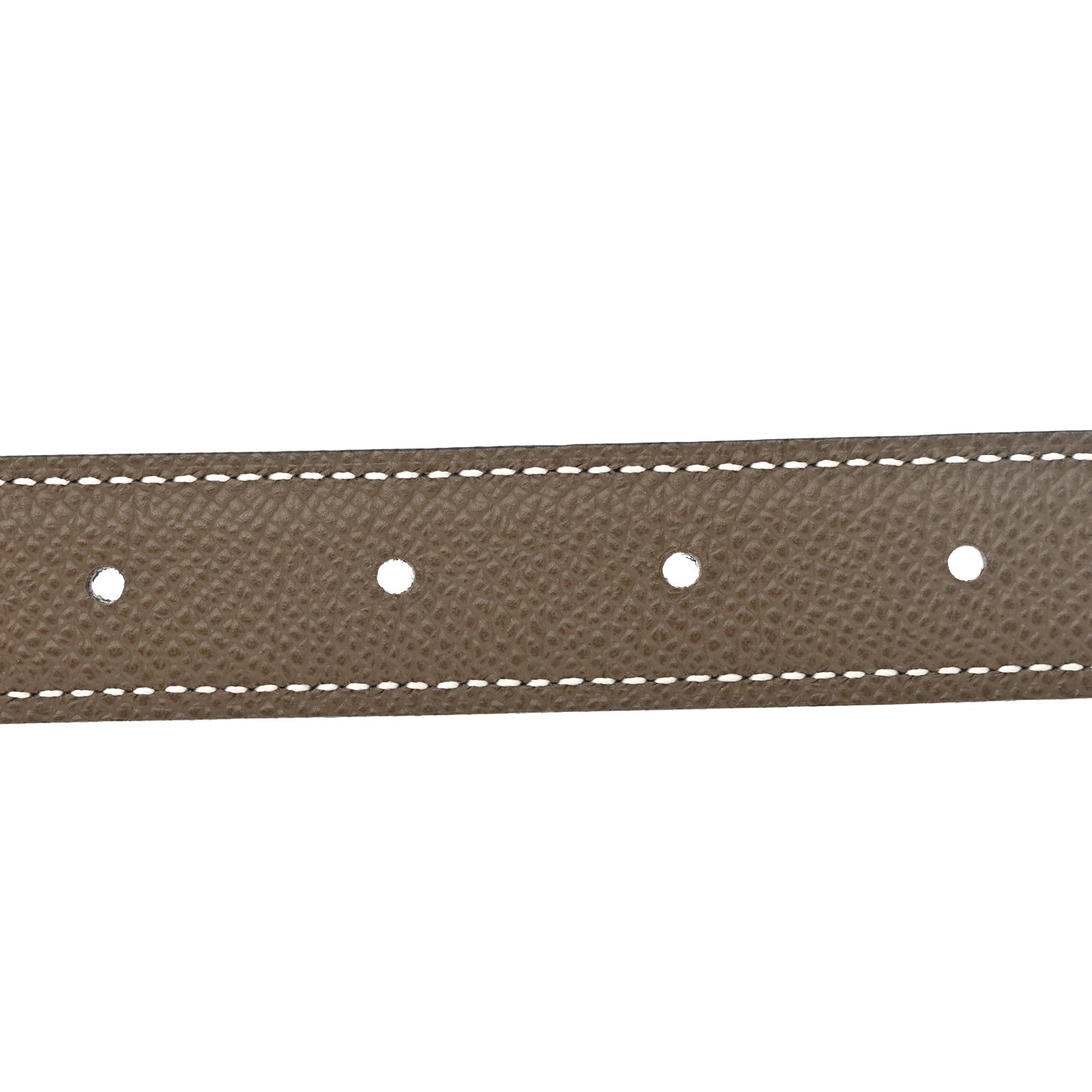 Hermes Swift Epsom 24mm Maillon Torsade Belt 80 Etoupe Black 4 of 6