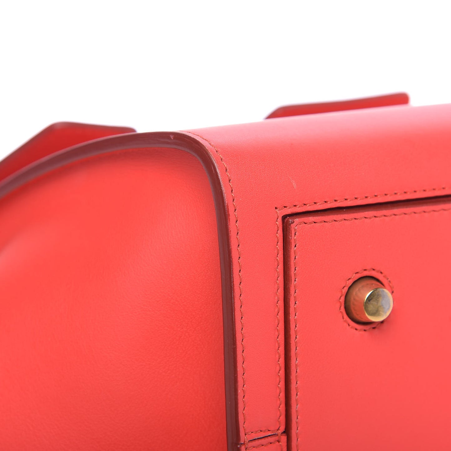 Smooth Calfskin Mini Tie Knot Tote Alizarin