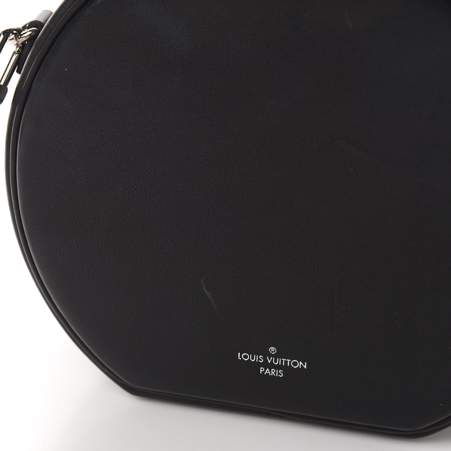 Louis Vuitton Calfskin Floral Print Petite Boite Chapeau Black 9 of 11