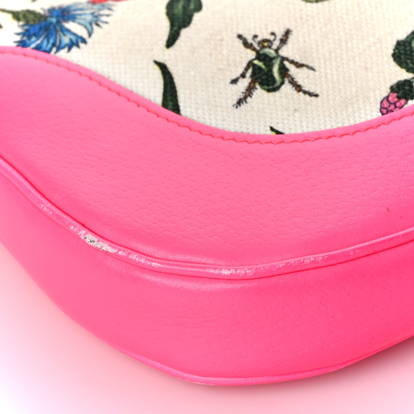Canvas Flora Medium Jackie Hobo Fuchsia