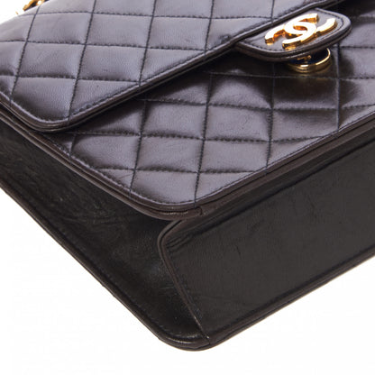 Chanel Lambskin Quilted Small Single Flap Black 5 of 9