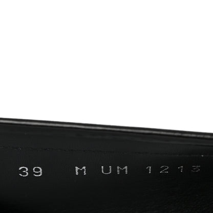 Louis Vuitton Glazed Calfskin Chess Flat Loafer 39 7 of 8