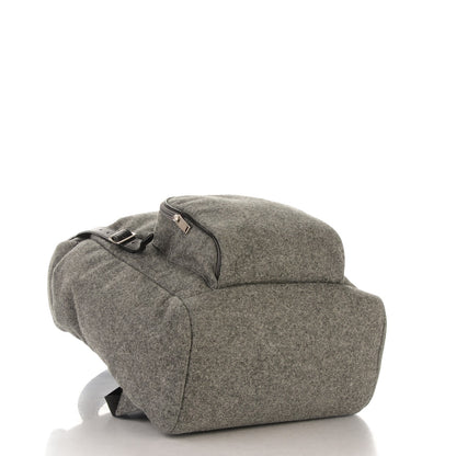 Saint Laurent Flannel Hunting Rucksack Backpack Grey 4 of 7