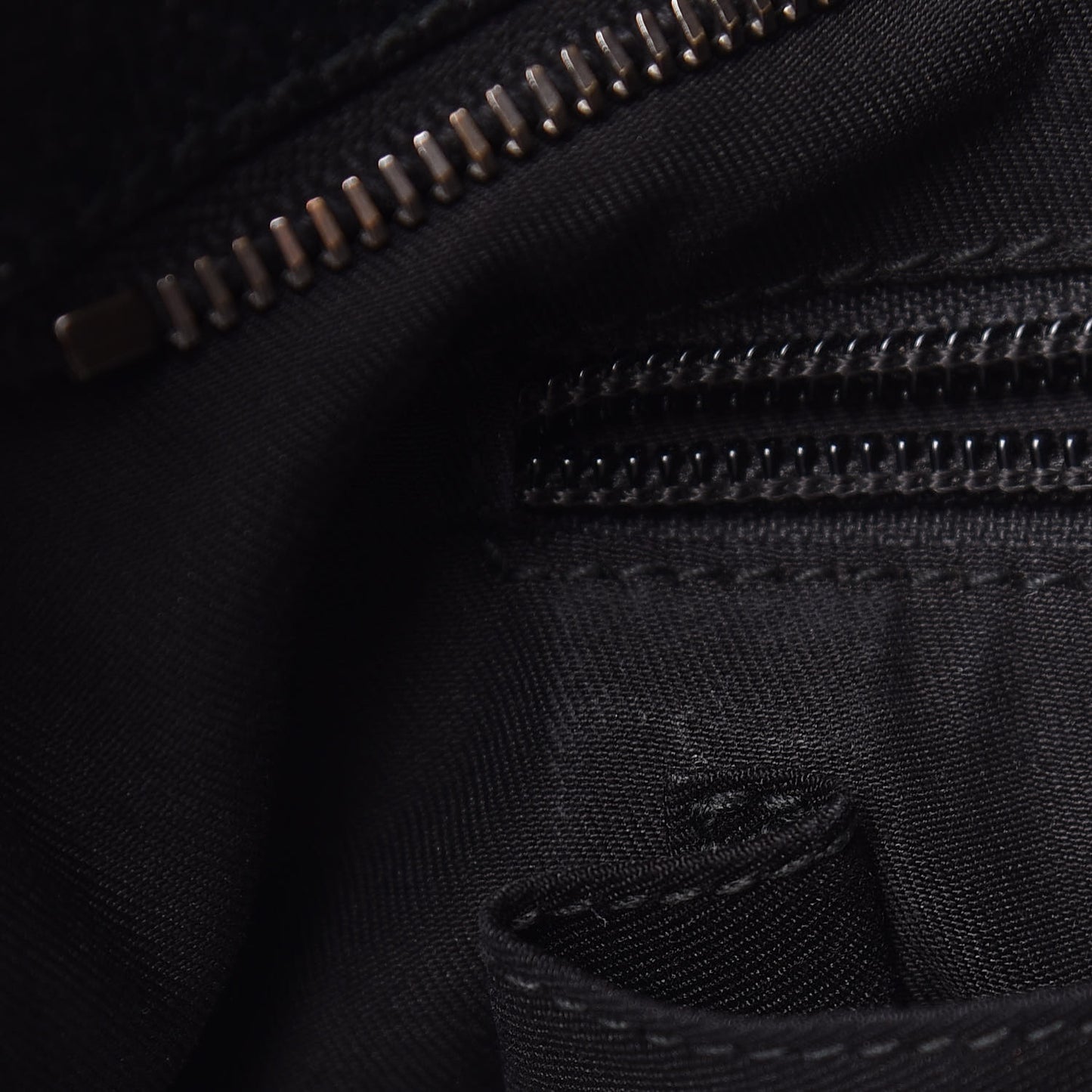 Monogram Web Medium Double Pocket Messenger Bag Black