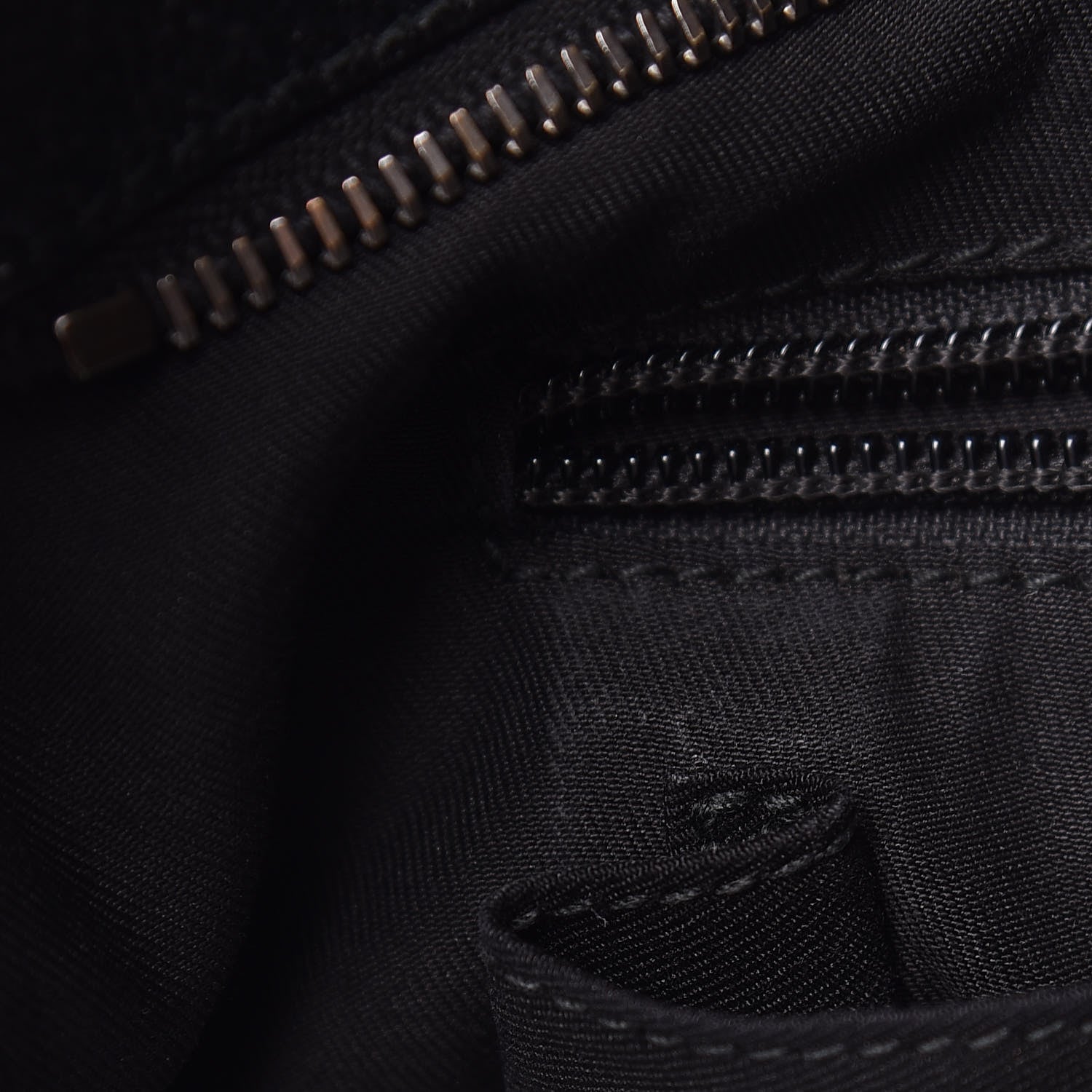 Gucci Monogram Web Medium Double Pocket Messenger Bag Black 9 of 14