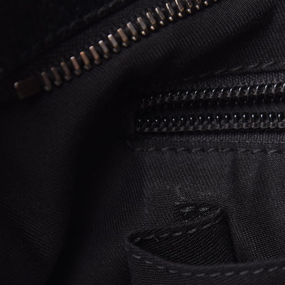 Gucci Monogram Web Medium Double Pocket Messenger Bag Black 9 of 14