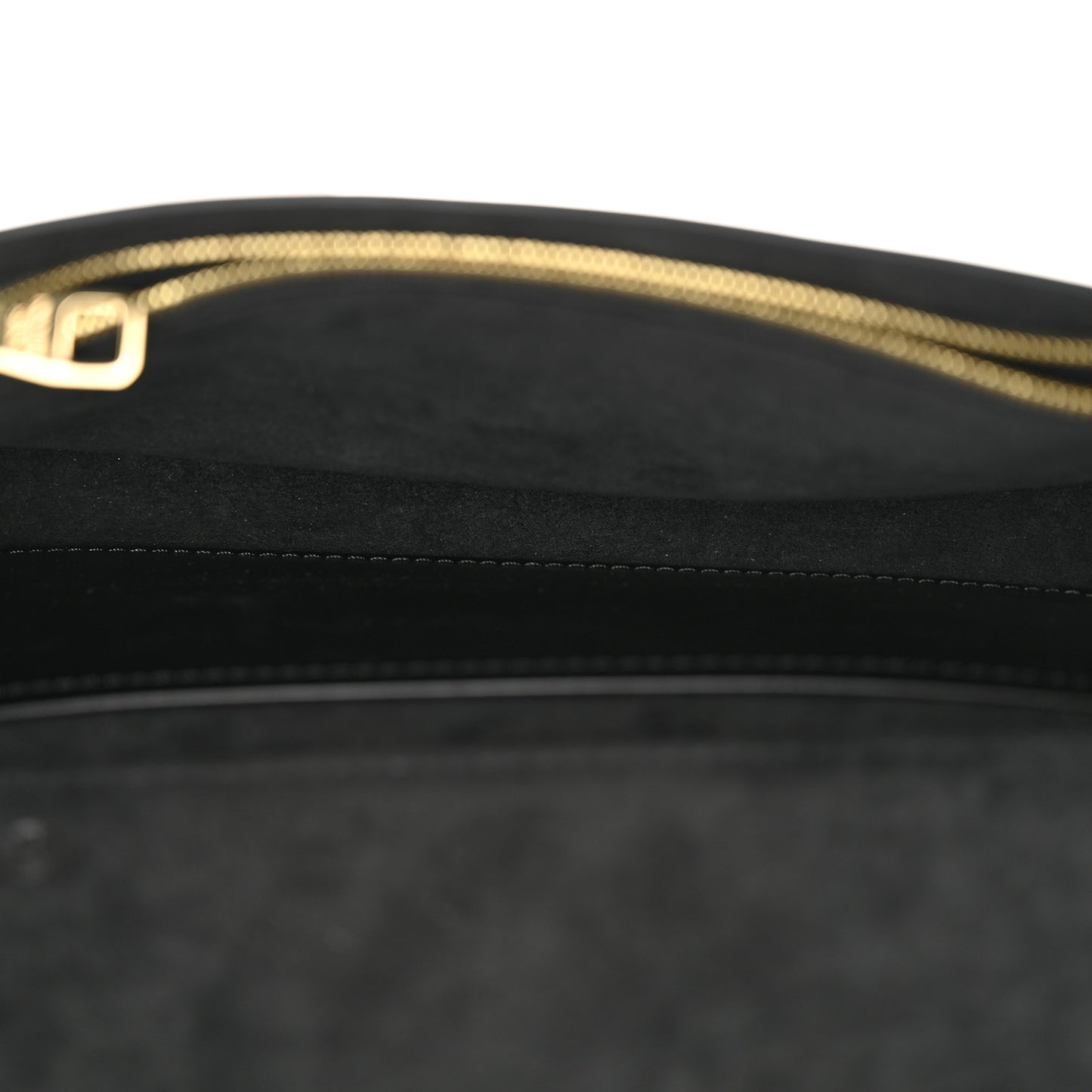 Calfskin Studded Louise Chain GM Black