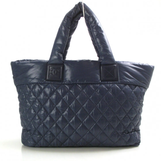 Nylon Coco Cocoon Large Tote Blue