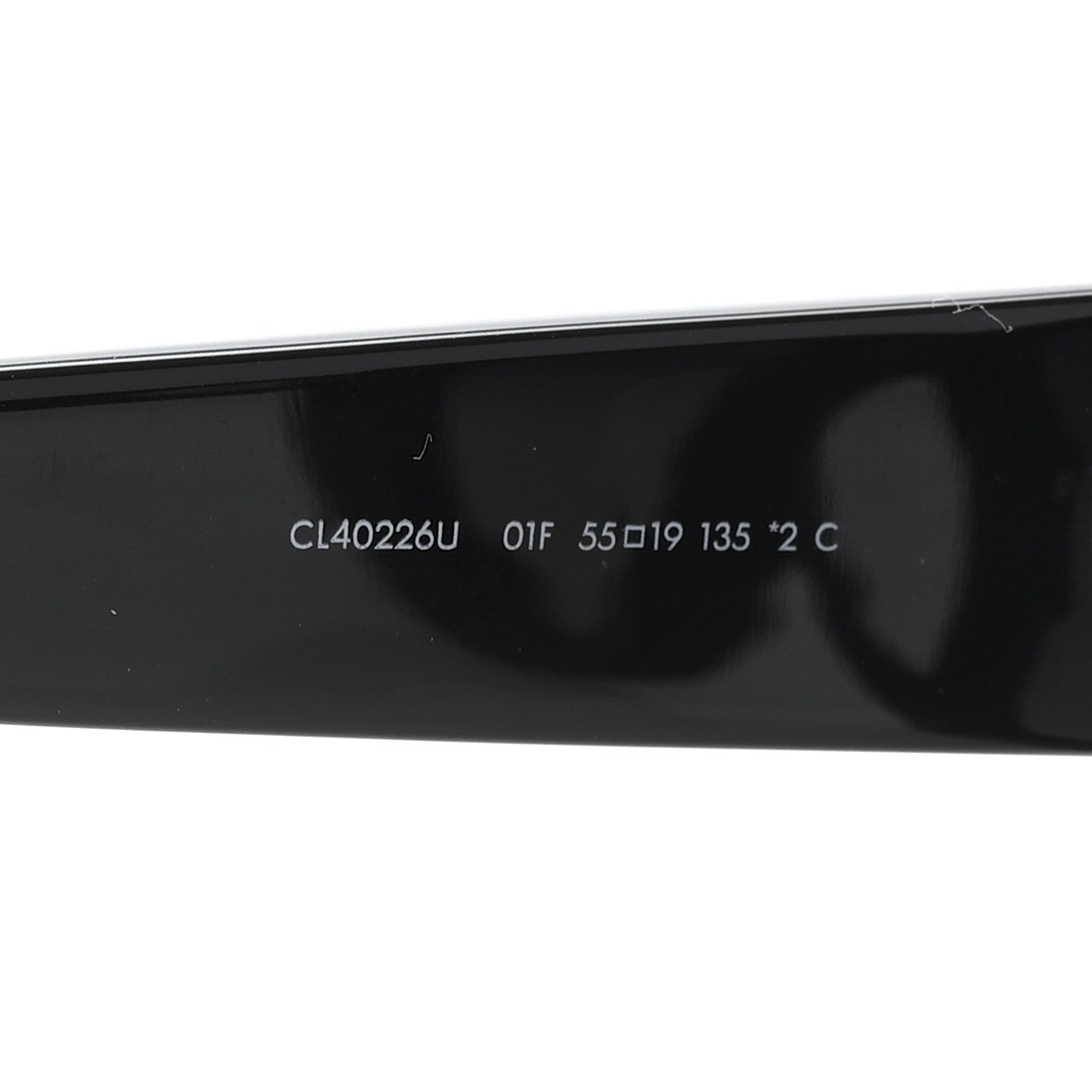 Celine Acetate Triomphe 01 Square Sunglasses CL 40226U Black 6 of 7