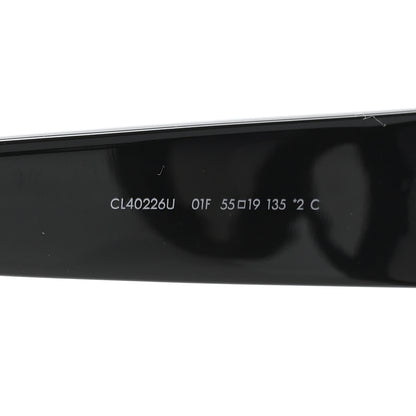 Celine Acetate Triomphe 01 Square Sunglasses CL 40226U Black 6 of 7