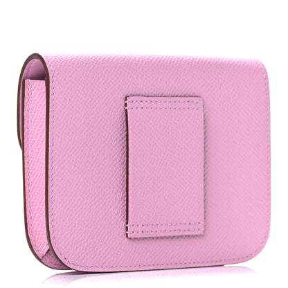 Hermes Epsom Constance Slim Wallet Mauve Sylvestre 4 of 10