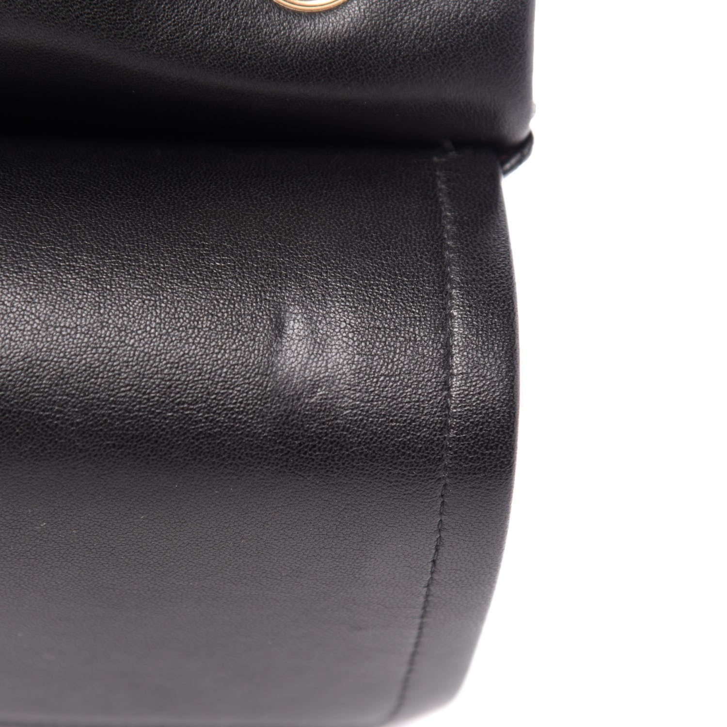 Chanel Lambskin Quilted Jumbo Double Flap Black 9 of 15