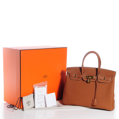 Hermes Togo Birkin 35 Gold 17 of 23