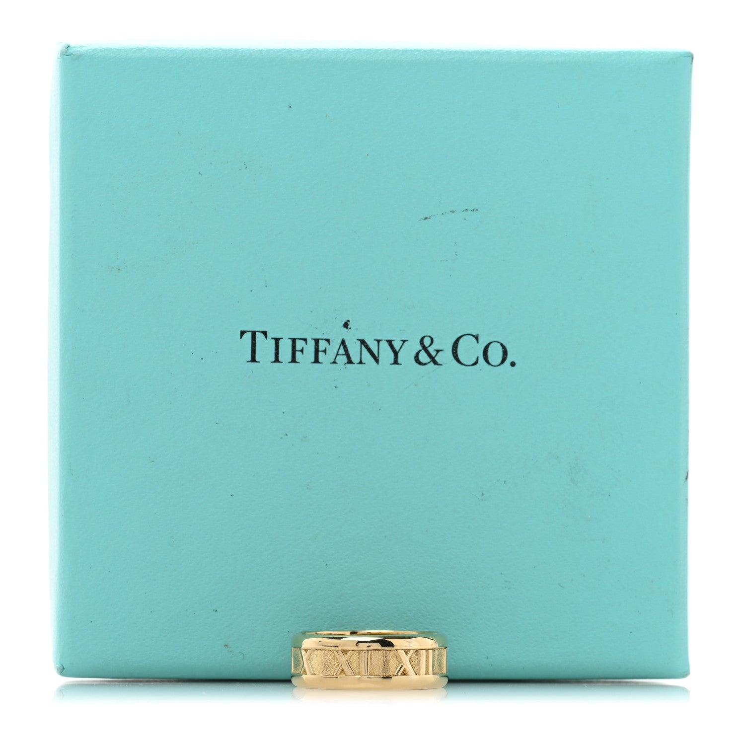 Tiffany 18K Yellow Gold Atlas Ring 51 5.75 5 of 5